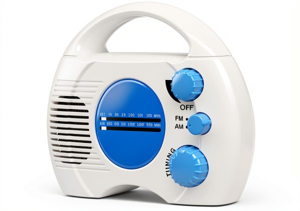 PXRJE Portable Shower Radio Waterproof FM AM Multi‑Band 3‑AA Battery-1