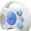 waterproof shower radio Etiger splashproof rotary AM FM compact design-5