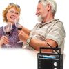 Portable AM FM Radio PRUNUS J136 Lightweight Dual Power-5