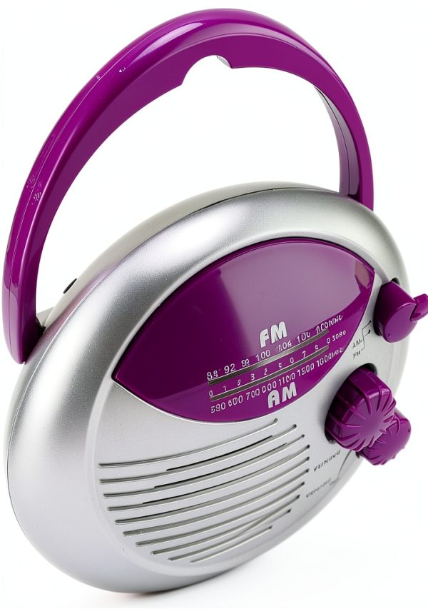 Portable Shower Radio Gazaar IPX4 Waterproof ABS Battery Replacement-4