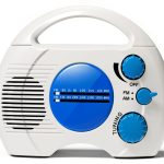 PXRJE Portable Shower Radio Waterproof FM AM Multi‑Band 3‑AA Battery-0