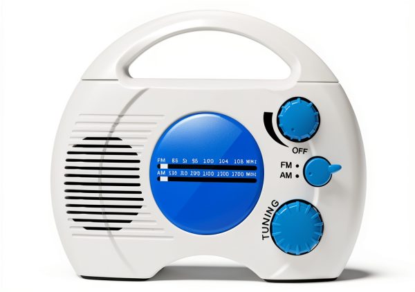 PXRJE Portable Shower Radio Waterproof FM AM Multi‑Band 3‑AA Battery-0