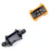 Waterproof Inline Cord Switch DPST 12V-24V/110V-250V| AC/DC Rocker Switch| On Off Outdoor Toggle Switch with Red LED & Two-Side Entry-4