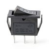 AC 16A/250V 20A/125V 3Pin SPDT ON-Off-ON 3 Position Snap Rocker Switch Black-4