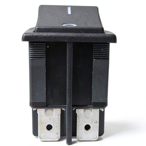 On/Off Boat Rocker Switch Canal R Series DPST 20 A 16 A 125 250VAC Replace Hongju Taiheng TH3 Defond DRH-2415-3 Replacement for A Variety Applications PA66 Black Easy Installation Durable-2