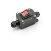 Waterproof Inline Cord Switch DPST 12V-24V/110V-250V| AC/DC Rocker Switch| On Off Outdoor Toggle Switch with Red LED & Two-Side Entry-1