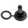 MEETOOT 12pcs Button Switch Waterproof Dust Proof Cap 12mm Rubber Electrical Toggle Switch Cover Weatherproof Protector Boot for Most Toggle Switches-3
