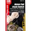 Gardner Bender GSW-31 Pull Chain Switch Nickel 6 A 125 V AC Toggle-2