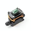 Waterproof Cord Switch CNAODUN 12V 20A DPST Toggle Green Light IP66-4