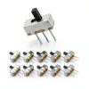 ON Off Switch, SPDT Micro Switch Mini Switches Small Slide Toggle 1p2t for PCB Arduino Breadboard Electronic Board Dip Miniature 3mm 70PCS GuuYebe-0