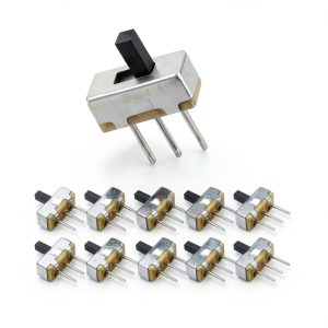 ON Off Switch, SPDT Micro Switch Mini Switches Small Slide Toggle 1p2t for PCB Arduino Breadboard Electronic Board Dip Miniature 3mm 70PCS GuuYebe-0