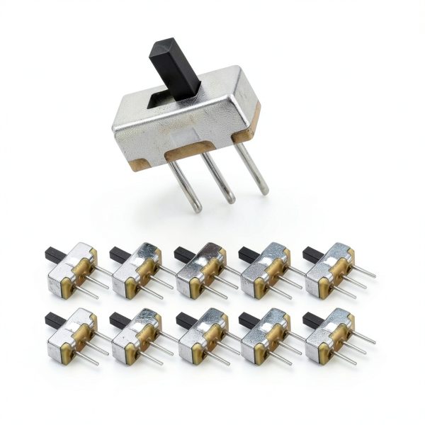 ON Off Switch, SPDT Micro Switch Mini Switches Small Slide Toggle 1p2t for PCB Arduino Breadboard Electronic Board Dip Miniature 3mm 70PCS GuuYebe-0
